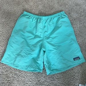 Patagonia Shorts 7 inch inseam light blue Medium only worn once